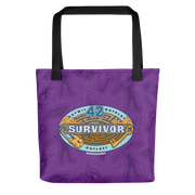 Survivor Season 42 Tribal Lines Purple Premium Tote Bag