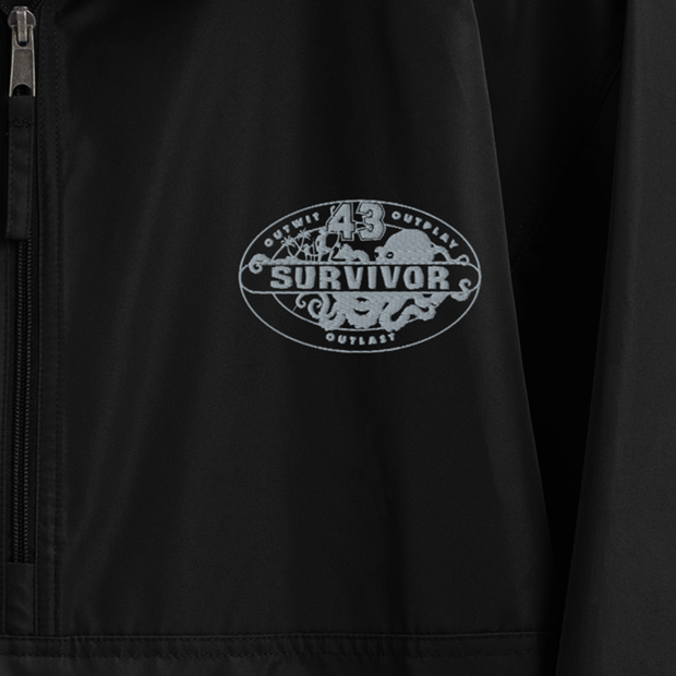 Survivor Season 43 Logo Embroidered Packable Jacket