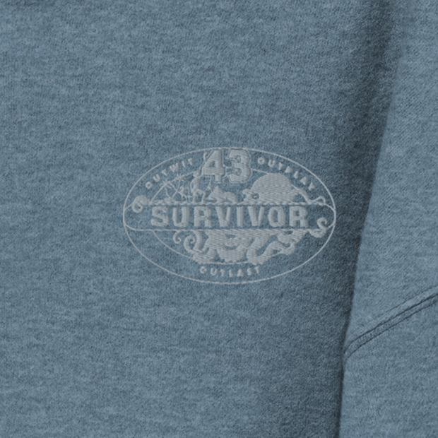 Survivor Season 43 Logo Unisex Sueded Fleece Hoodie