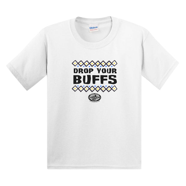 Survivor Drop Your BUFFs Kids Short Sleeve T-Shirt
