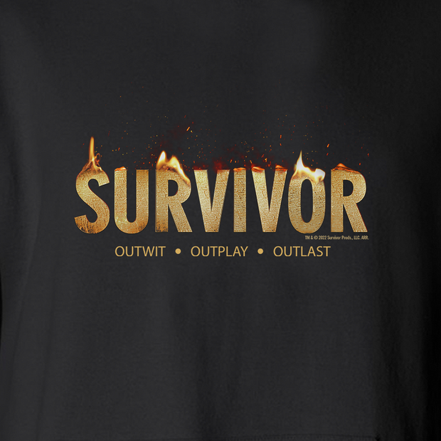 Survivor Flame Logo Hooded Sweatshirt
