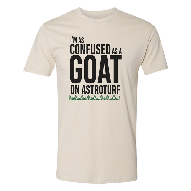 Survivor Goat On Astroturf Quote Adult Short Sleeve T-Shirt