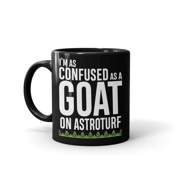 Survivor Goat On Astroturf Quote Black Mug