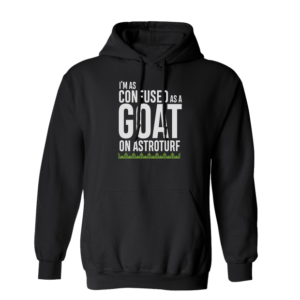 Survivor Goat On Astroturf Quote Hooded Sweatshirt
