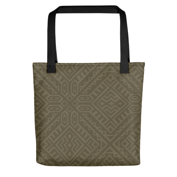 Survivor Green Tribal All Over Print Premium Tote Bag