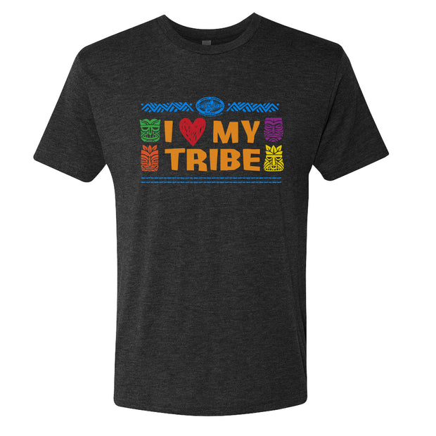 Survivor I Love My Tribe Personalized Men's Tri-Blend T-Shirt