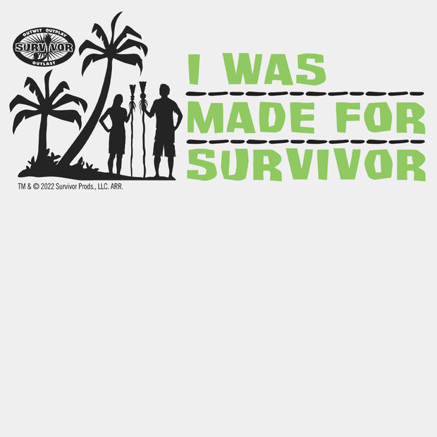 Survivor I Was Made For Survivor Kids Short Sleeve T-Shirt