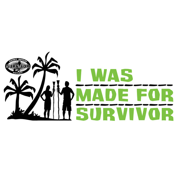 Survivor I Was Made For Survivor 20oz Screw Top Water Bottle