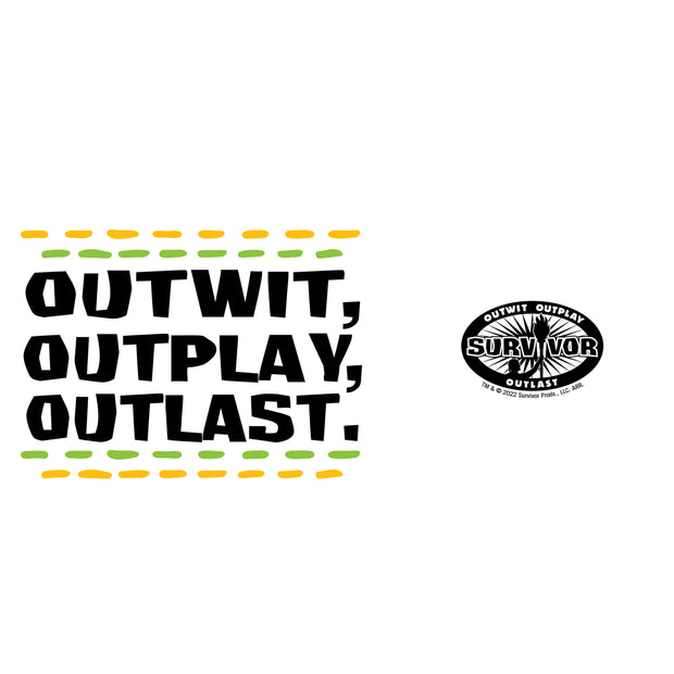 Survivor Outwit, Outplay, Outlast Lines 20oz Screw Top Water Bottle