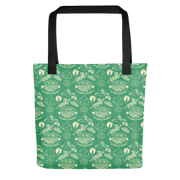 Survivor 20 Years 40 Seasons All Over Green Tribal Pattern Premium Tote Bag | Official CBS Entertainment Store