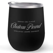 Star Trek: Picard Chateau Picard Logo 12 oz Stainless Steel Wine Tumbler with Straw | Official CBS Entertainment Store
