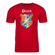 Star Trek: Picard Coat of Arms Picard Family Forever Adult Short Sleeve T-Shirt | Official CBS Entertainment Store