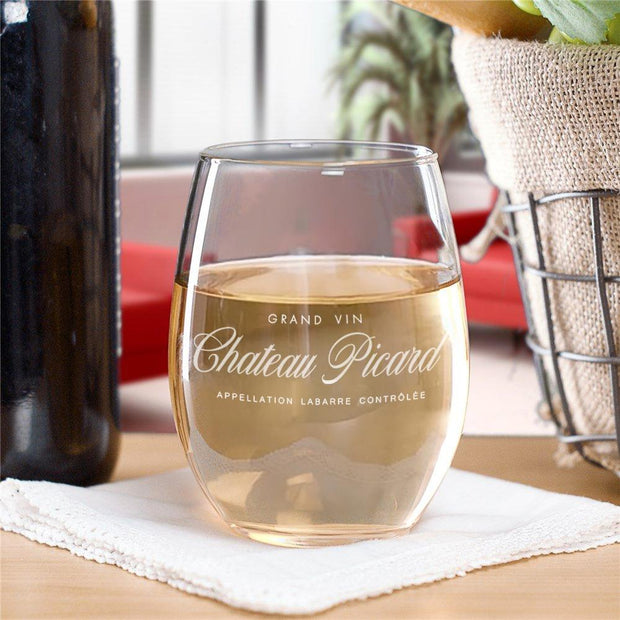 Star Trek: Picard Chateau Picard Stemless Wine Glass | Official CBS Entertainment Store