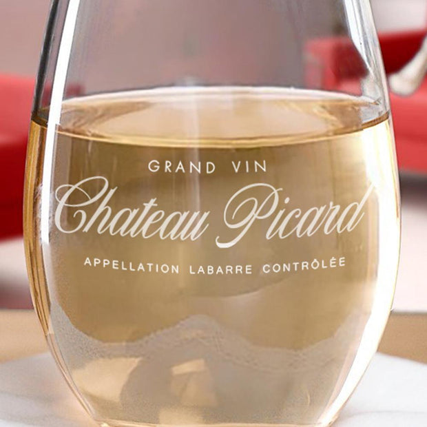 Star Trek: Picard Chateau Picard Stemless Wine Glass | Official CBS Entertainment Store