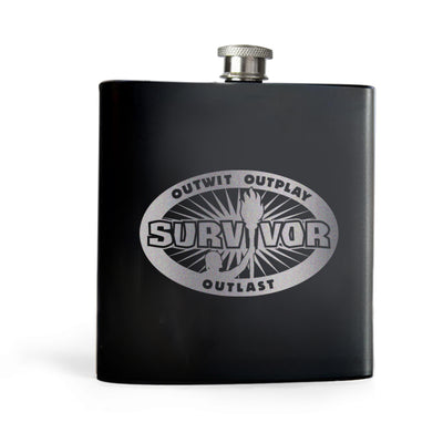 Survivor Outwit, Outplay, Outlast Flask