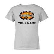 Survivor Outwit, Outplay, Outlast Personalized Kids Short Sleeve T-Shirt | Official CBS Entertainment Store