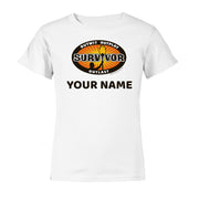 Survivor Outwit, Outplay, Outlast Personalized Toddler Short Sleeve T-Shirt | Official CBS Entertainment Store