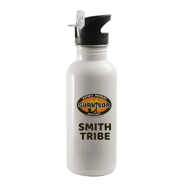 Survivor Outwit, Outplay, Outlast Logo Personalized Water Bottle | Official CBS Entertainment Store
