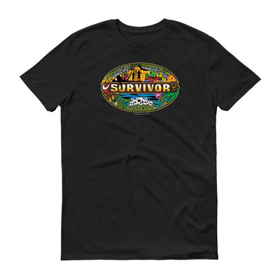 Survivor Mashup Logo Adult Short Sleeve T-Shirt