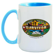 Survivor Mashup Logo Two Tone Mug | Official CBS Entertainment Store
