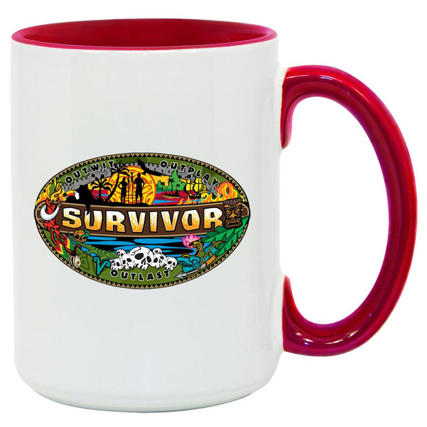 Survivor Mashup Logo Two Tone Mug