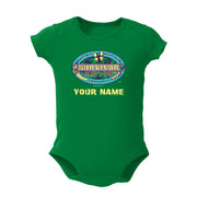 Survivor Season 39 Island of the Idols Personalized Baby Bodysuit | Official CBS Entertainment Store