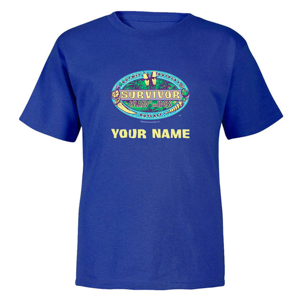 Survivor Season 39 Island of the Idols Personalized Toddler Short Sleeve T-Shirt | Official CBS Entertainment Store