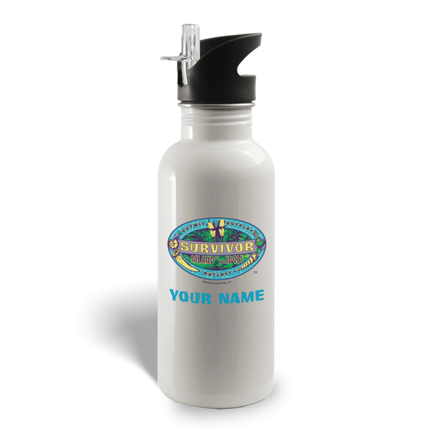 Survivor Season 39 Island of the Idols Personalized Water Bottle | Official CBS Entertainment Store