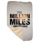 The Amazing Race One Million Miles Sherpa Blanket | Official CBS Entertainment Store