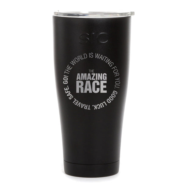 The Amazing Race Starting Badge Laser Engraved SIC Tumbler | Official CBS Entertainment Store