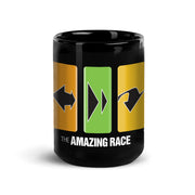 The Amazing Race Race Clues Black Mug | Official CBS Entertainment Store