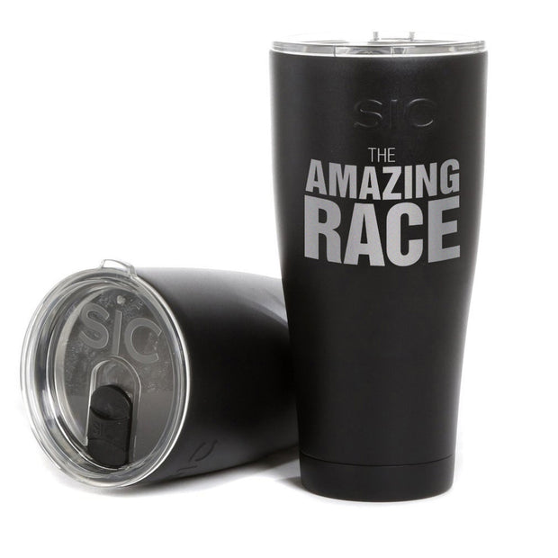 The Amazing Race Logo Laser Engraved SIC Tumbler | Official CBS Entertainment Store