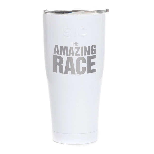 The Amazing Race Logo Laser Engraved SIC Tumbler | Official CBS Entertainment Store