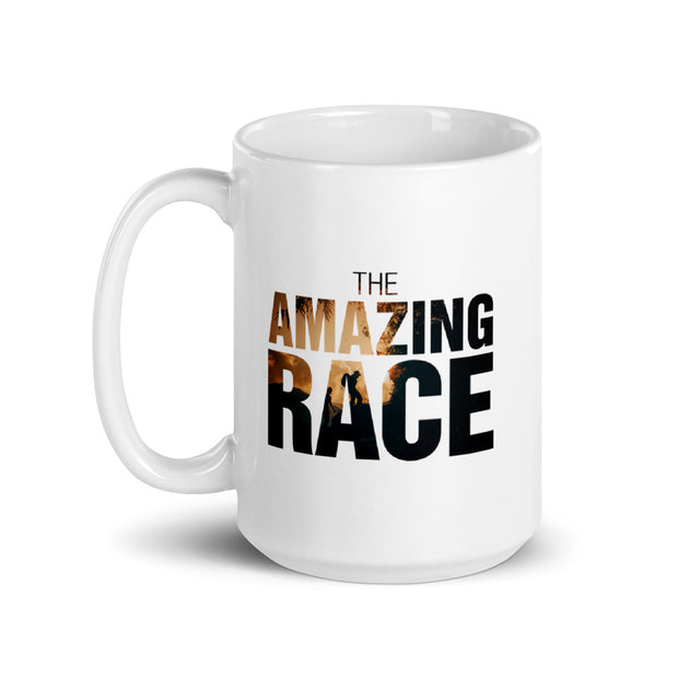 The Amazing Race Color Logo White Mug | Official CBS Entertainment Store