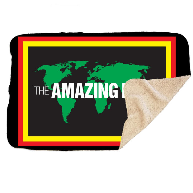 The Amazing Race Pit Stop Sherpa Blanket | Official CBS Entertainment Store
