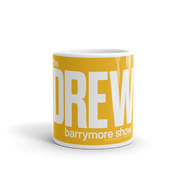 The Drew Barrymore Show Block Logo White Mug | Official CBS Entertainment Store