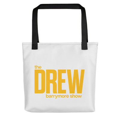 The Drew Barrymore Show Logo White Premium Tote Bag