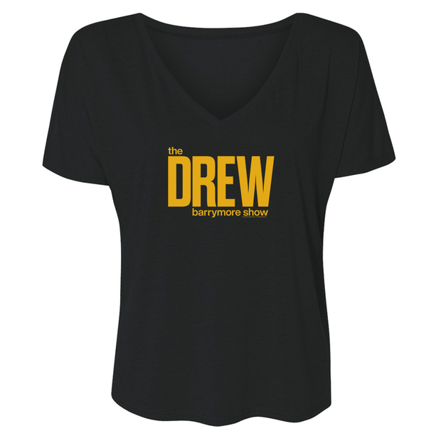 The Drew Barrymore Show The Drew Barrymore Show Women's Relaxed V-Neck T-Shirt | Official CBS Entertainment Store