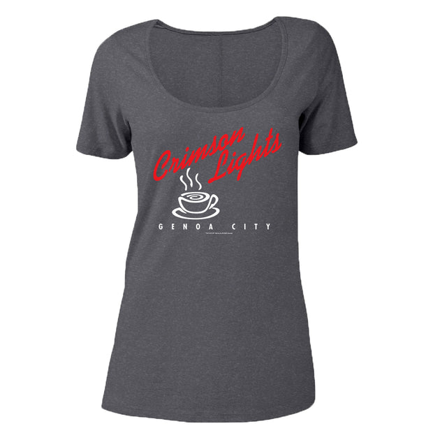 The Young and the Restless Crimson Lights Women's Relaxed Scoop Neck T-Shirt