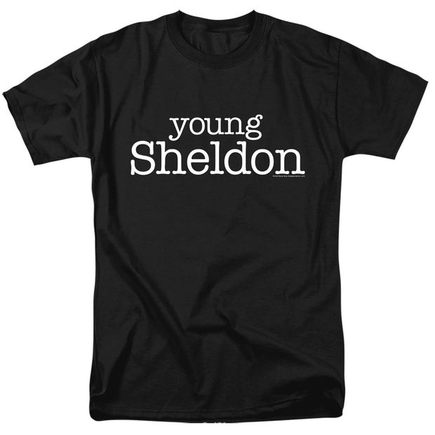 Young Sheldon Logo Adult Short Sleeve T-Shirt | Official CBS Entertainment Store